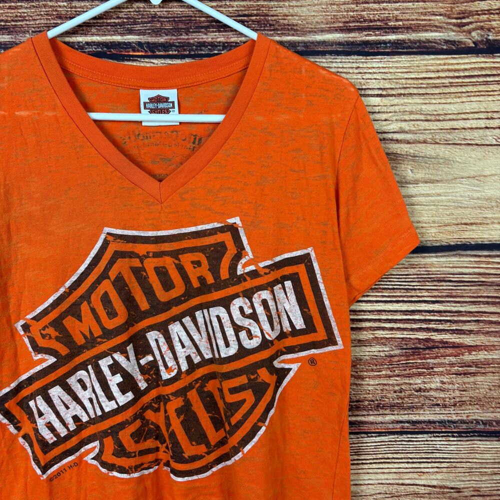 2011 Harley Davidson Motorcycles Lake George, NY Burnout T-shirt